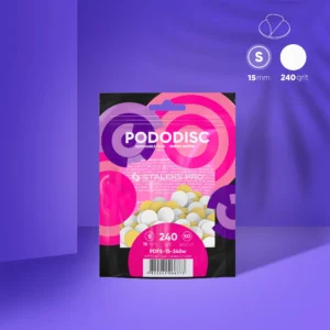 Pakeičiami failai podoi diskui (15mm.) S 240 gritų 50vnt.(soft)