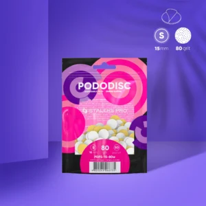 Pakeičiami failai podo diskui (15mm.) S 80 gritų 50vnt.(soft)