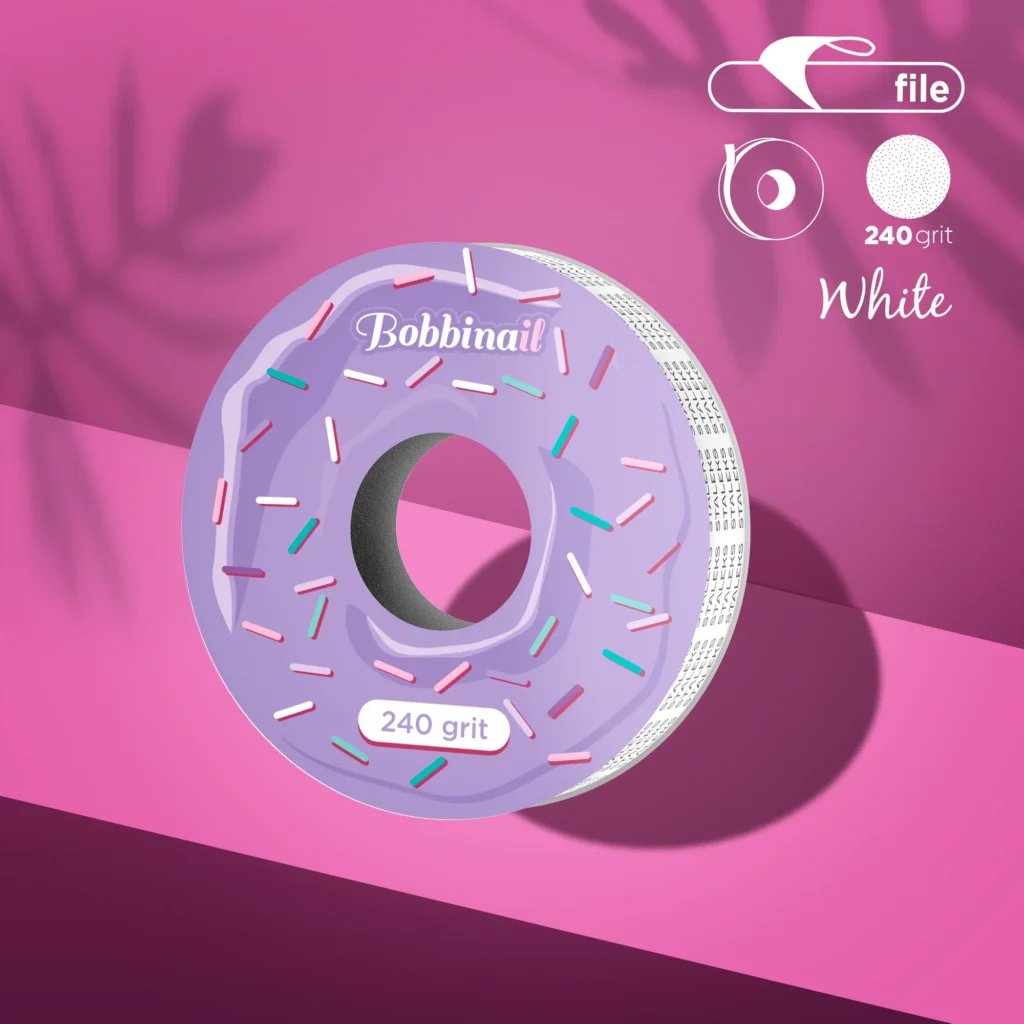 Atsarginis dildės failas ritinėliui (klijuojamas) 240 gritų  8m.