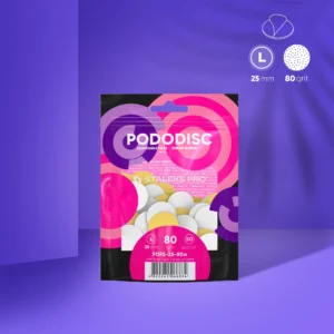 Pakeičiami failai podo diskui 25mm L 80 gritų (soft)