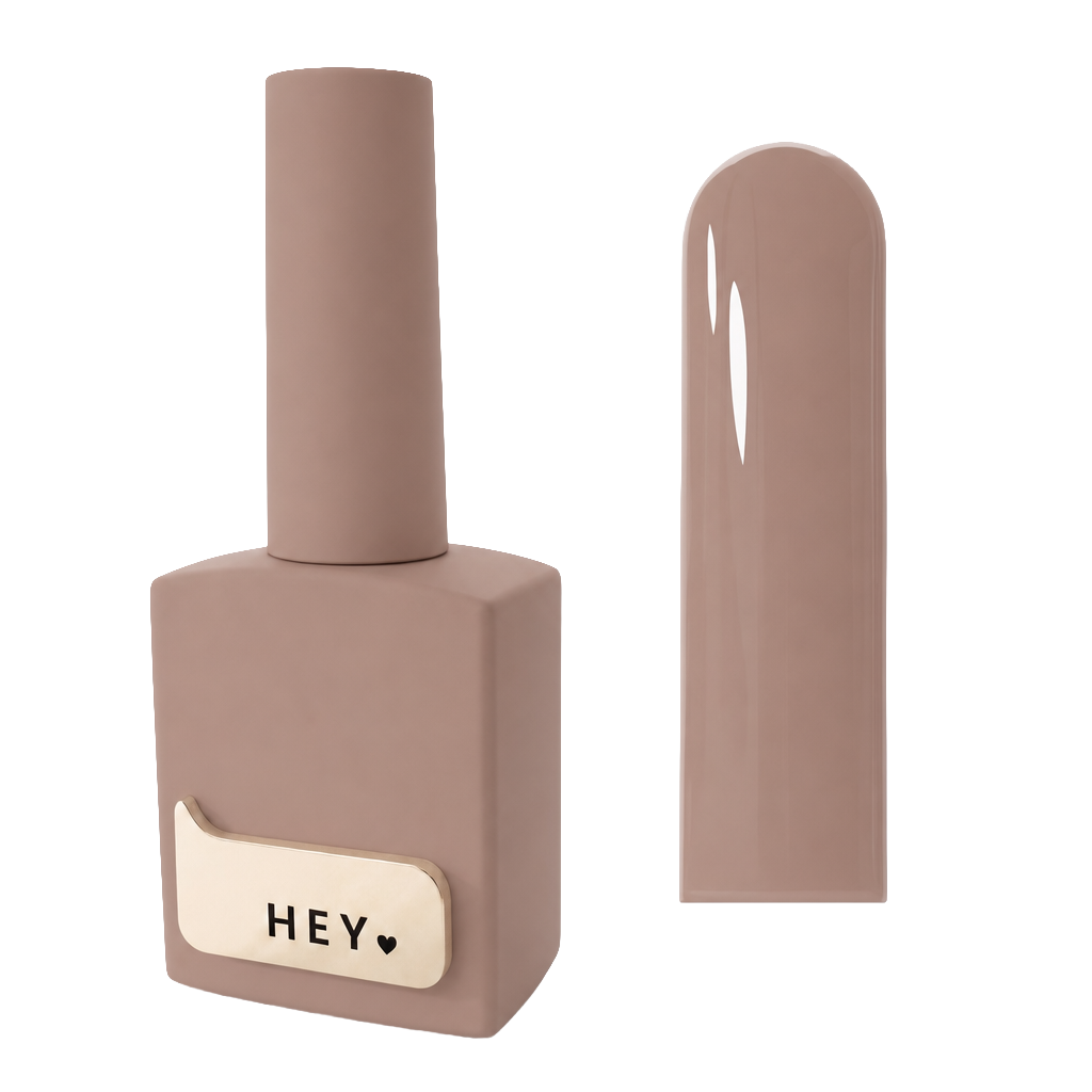 Gelinis lakas HeyLove "Brown rose" 15ml.