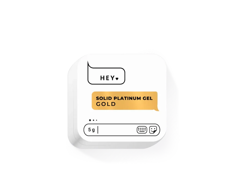 HeyLove Solid Platinum gel Gold 5g.