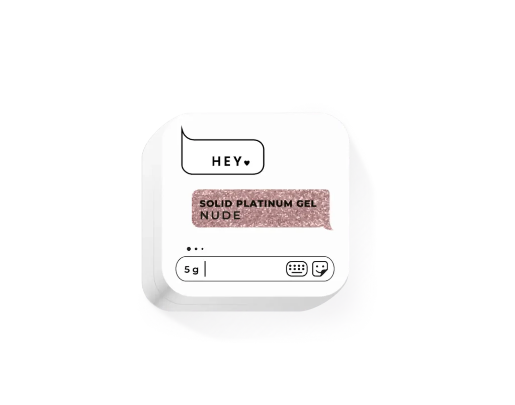 HeyLove Solid Platinum gel Nude 5g.