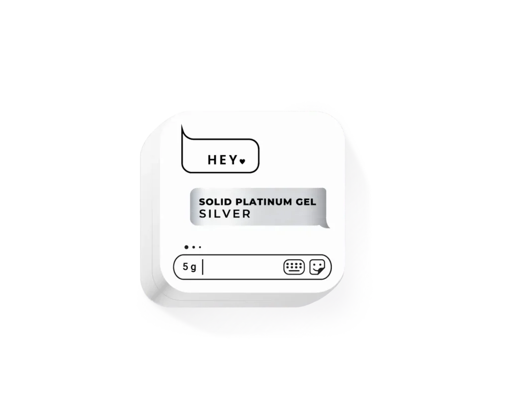 HeyLove Solid Platinum gel Silver 5g.