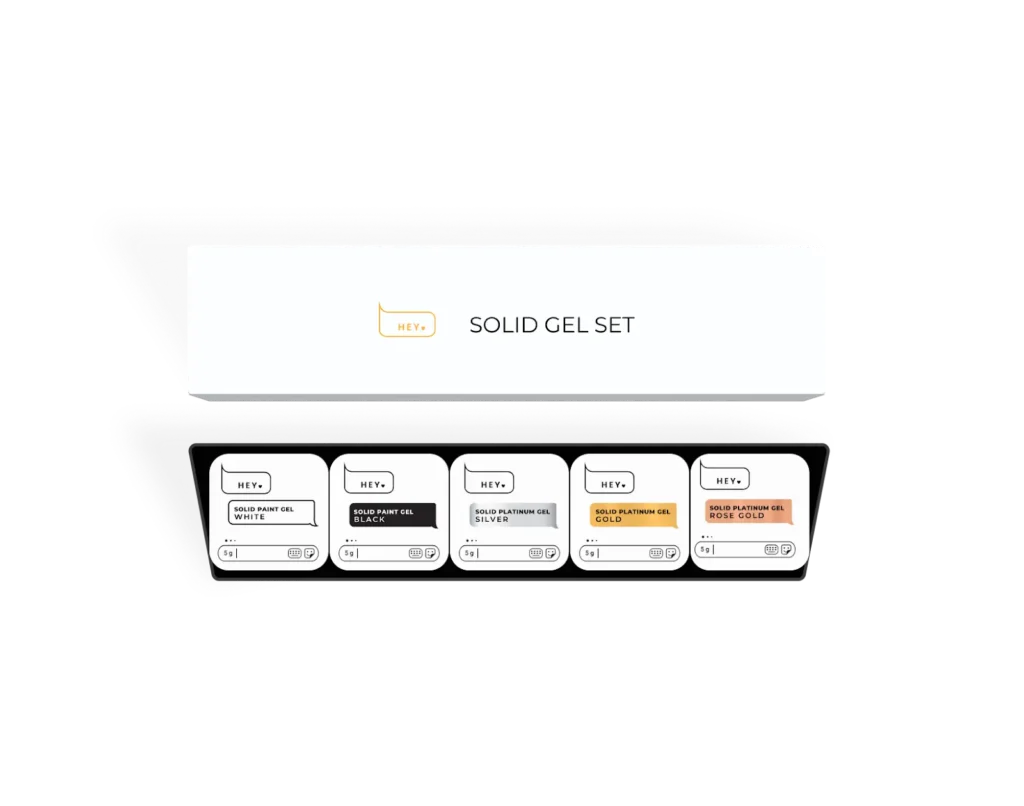 HeyLove Solid Gel Set 5*5g.