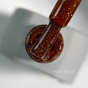 Gelinis Lakas Saga "Fiery Gel" 10ml. Nr.22
