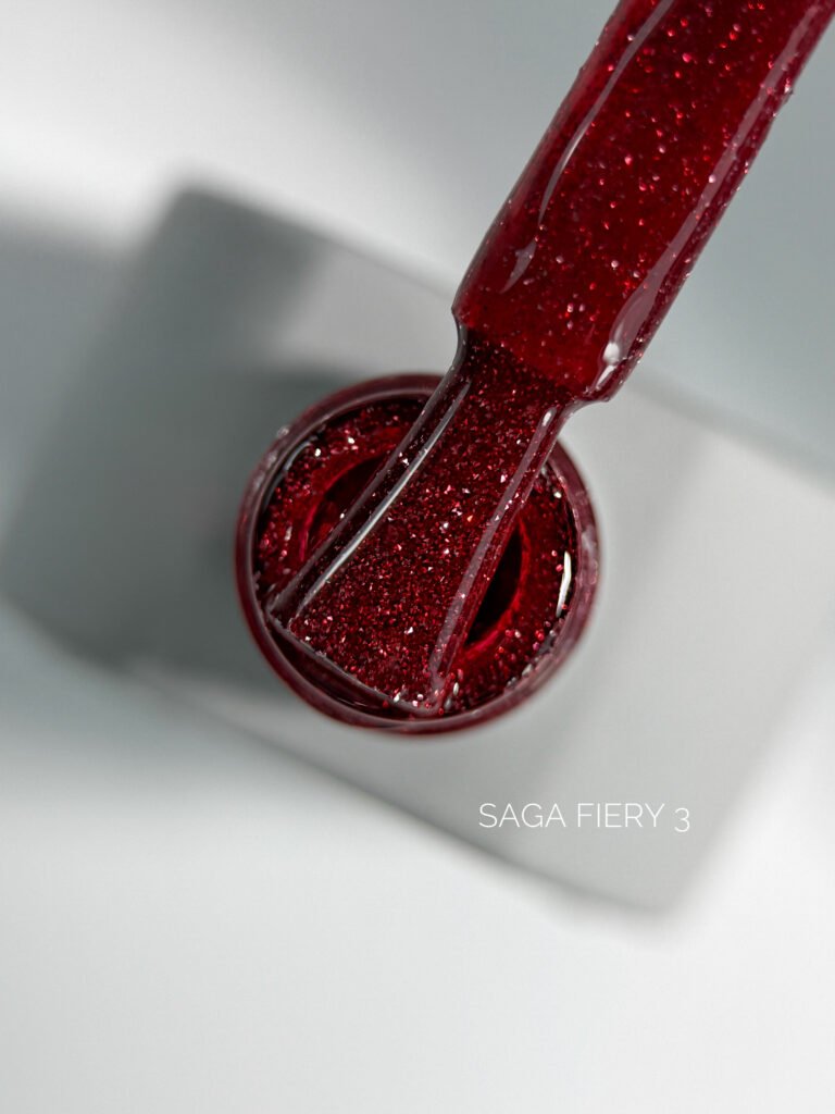 Gelinis Lakas Saga "Fiery Gel" 10ml. Nr.03