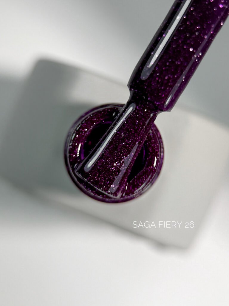 Gelinis Lakas Saga "Fiery Gel" 10ml. Nr.26