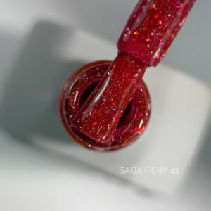 Gelinis Lakas Saga "Fiery Gel" 10ml. Nr.42