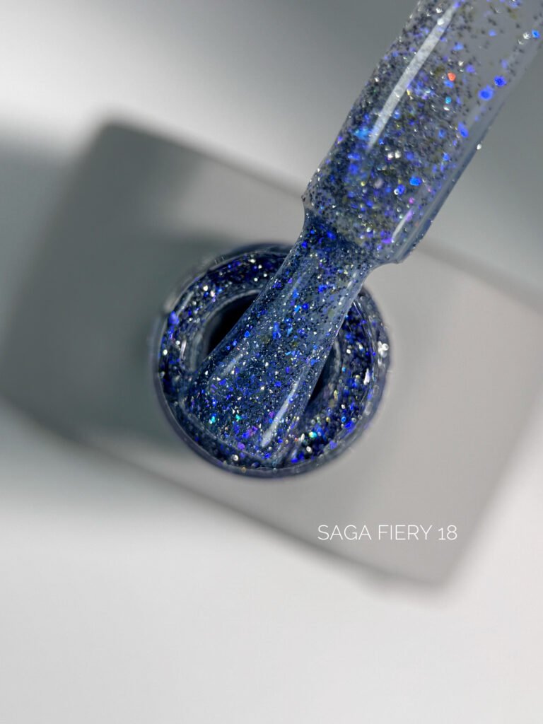 Gelinis Lakas Saga "Fiery Gel" 10ml. Nr.18
