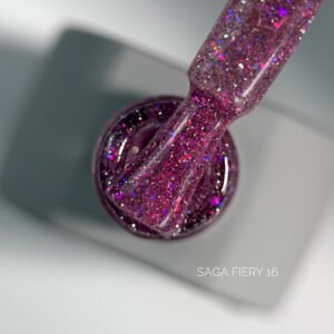 Gelinis Lakas Saga "Fiery Gel" 10ml. Nr.16