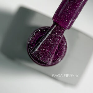 Gelinis Lakas Saga "Fiery Gel" 10ml. Nr.10