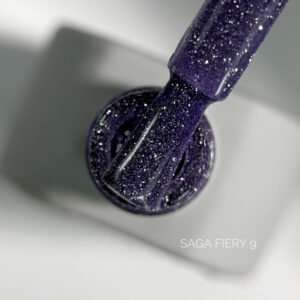 Gelinis Lakas Saga "Fiery Gel" 10ml. Nr.09