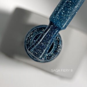 Gelinis Lakas Saga "Fiery Gel" 10ml. Nr.08