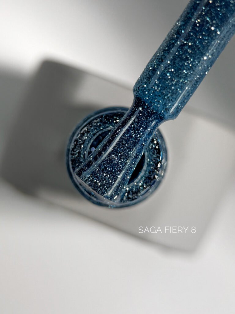 Gelinis Lakas Saga "Fiery Gel" 10ml. Nr.08