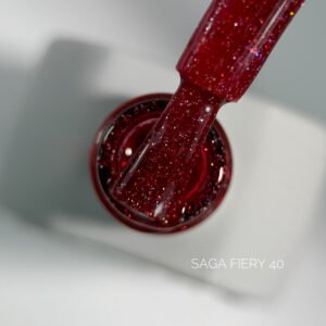 Gelinis Lakas Saga "Fiery Gel" 10ml. Nr.40