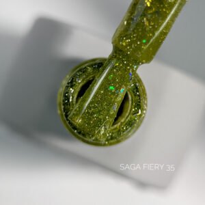 Gelinis Lakas Saga "Fiery Gel" 10ml. Nr.35