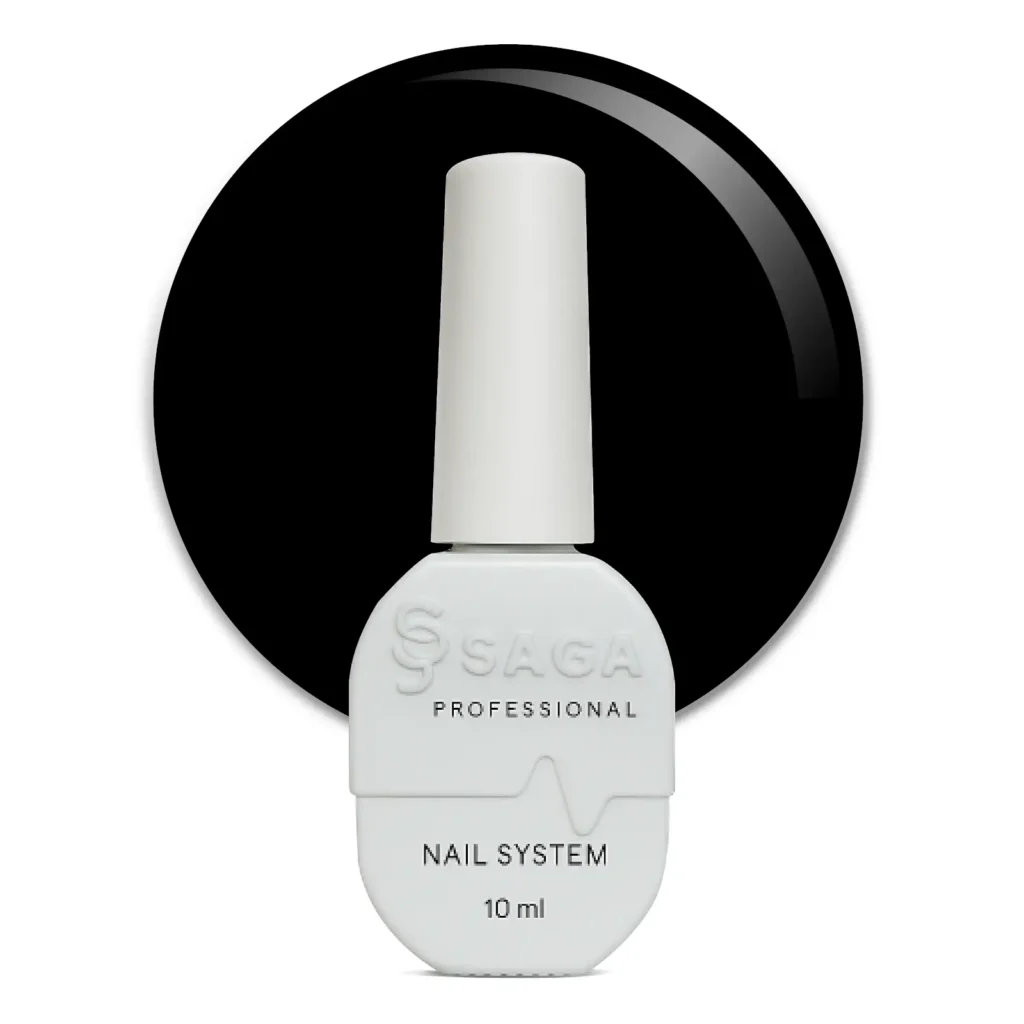 Saga Color Top Black 10ml.