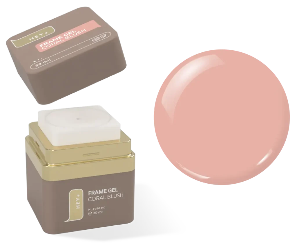 HeyLove Frame Gel  Coral Blush 30ml.