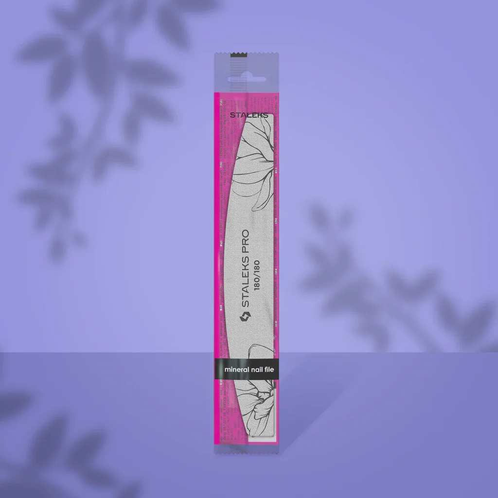 STALEKS EXPERT 40 Mineralinė nagų dildė pusmėnulio formos 180/180 gritu (1 vnt.)