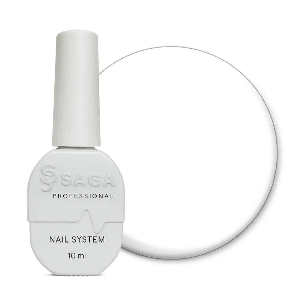 Saga Color Gel Polish Nr.01 10ml. balta